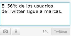 Usuarios Empresas Twitter