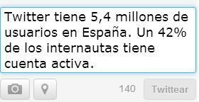 Usuarios Twitter España